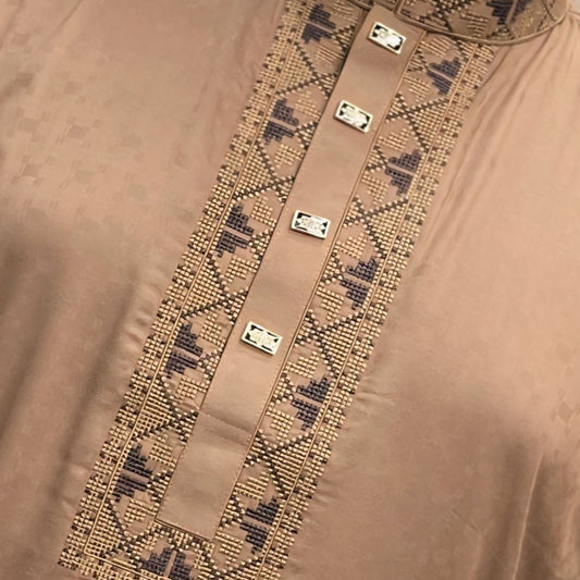 Cotton Cuff Sleeve Panjabi - 137