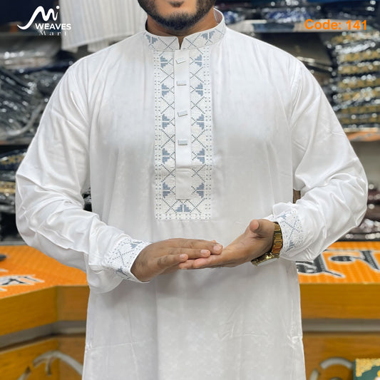 Cotton Cuff Sleeve Panjabi - 141