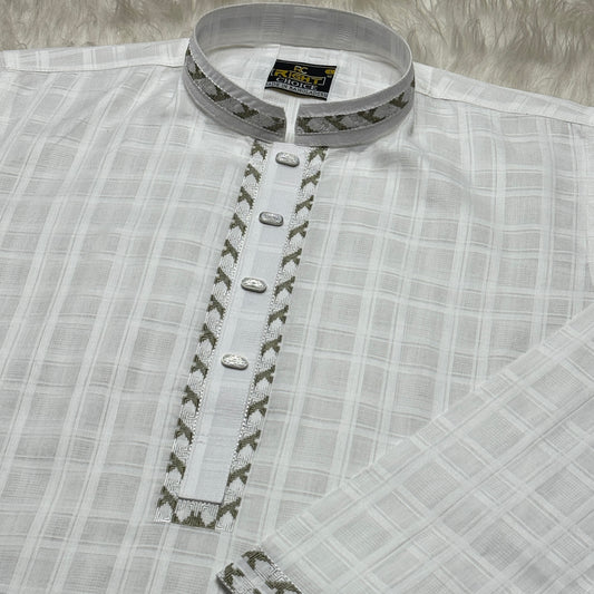 অরজিনিয়াল আরামদায়ক আদি ধুতি পাঞ্জাবি কোড - 144