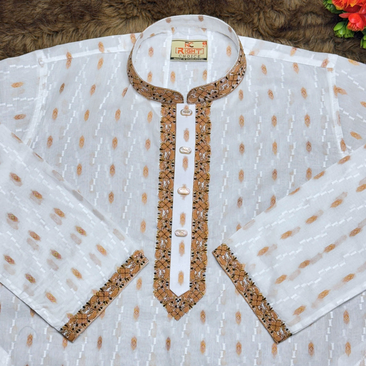 আদি ধুতি আরামদায়ক পাঞ্জাবি কোড - 15