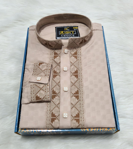 Cotton Cuff Sleeve Panjabi - 774