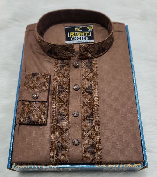 Cotton Cuff Sleeve Panjabi - 775