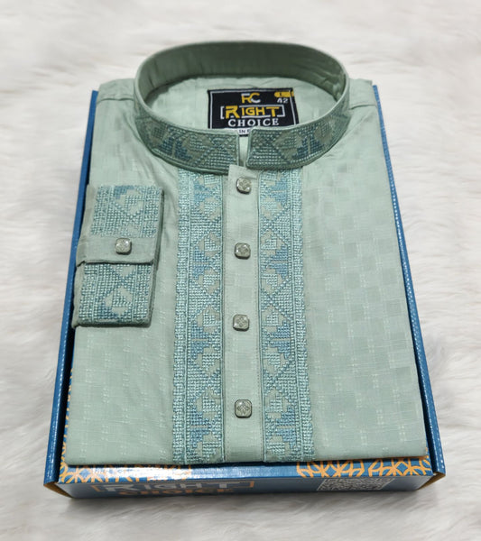 Cotton Cuff Sleeve Panjabi - 772