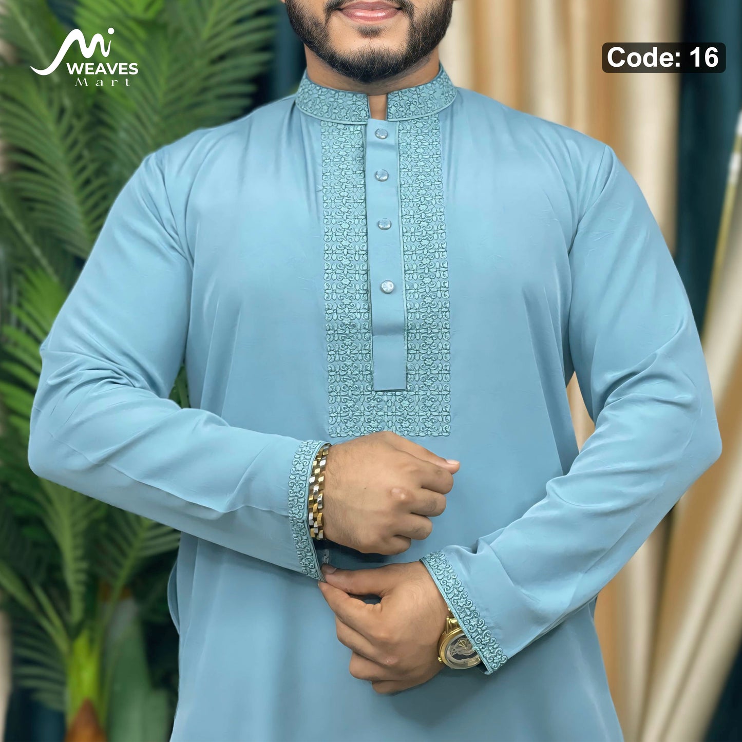 স্টিজ ভাংচুর কটন আরামদায়ক পাঞ্জাবি কোড – 16