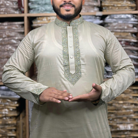 আদি ধুতি আরামদায়ক পাঞ্জাবি কোড - 30
