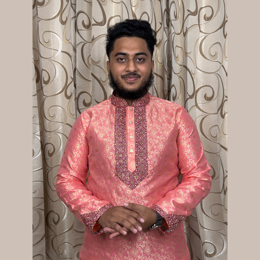 প্রিমিয়াম কাতান ও রয়্যাল কটি সেট Code: 182