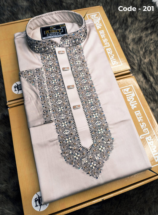 সাটন সুতি কাপড়ের পাঞ্জাবি - 201