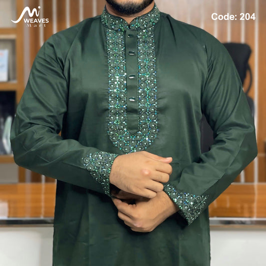 সাটন সুতি কাপড়ের পাঞ্জাবি  - 204