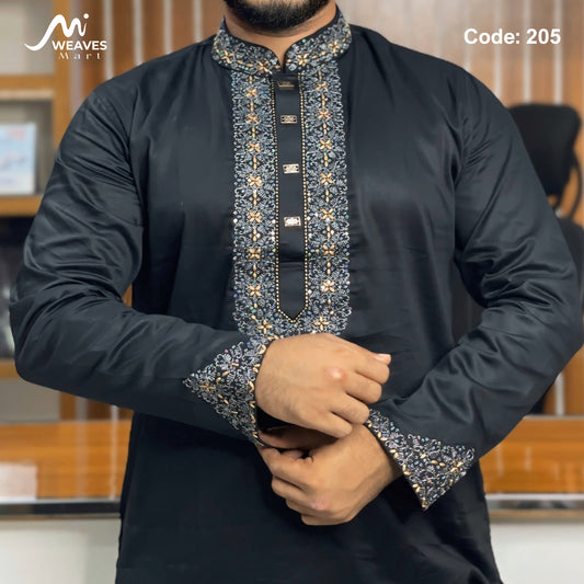 সাটন সুতি কাপড়ের পাঞ্জাবি - 205