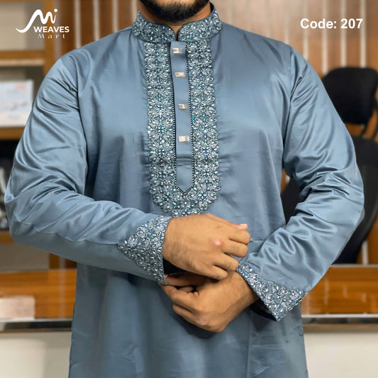 সাটন সুতি কাপড়ের পাঞ্জাবি - 207