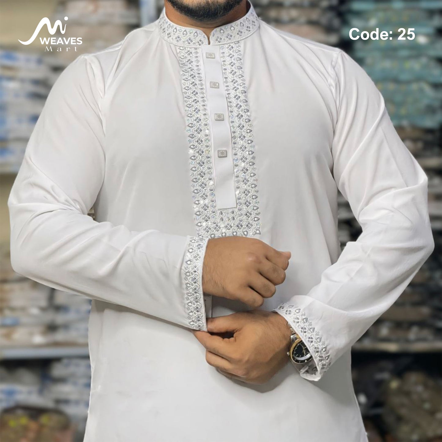 স্টিজ ভাংচুর কটন সিকুয়েন্স পাঞ্জাবি - 25