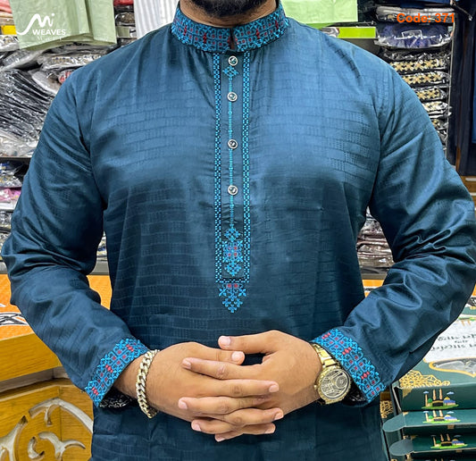 প্রিমিয়াম সুতি কাপড়ের পাঞ্জাবি- 371