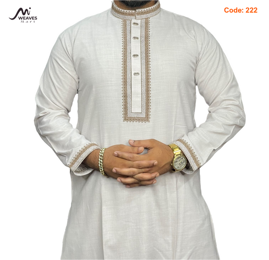 Elegant Embroidered Panjabi – Elegant and Easy to Wear 222