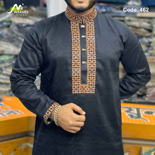 লাক্সারী প্রমিয়াম সুতি কাপড়ের পাঞ্জাবি - 462