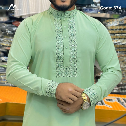 চায়না মাইক্রো স্টিজ সফট পাঞ্জাবি কোড - 674