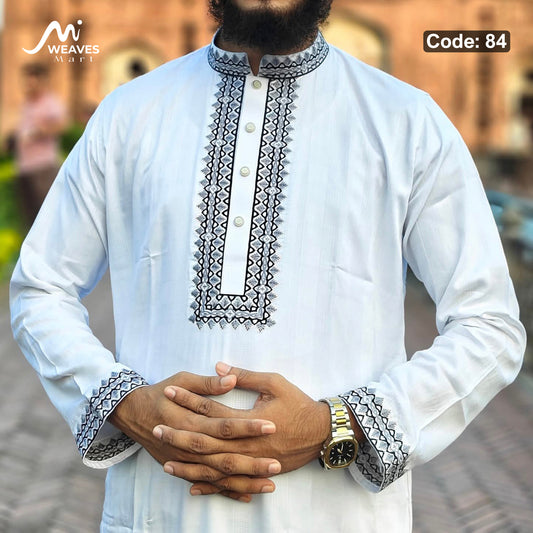 প্রিমিয়াম সুতি সিকুয়েন্স পাঞ্জাবি - 84