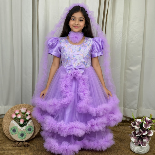 Baby Lavender Princess Dress – 757