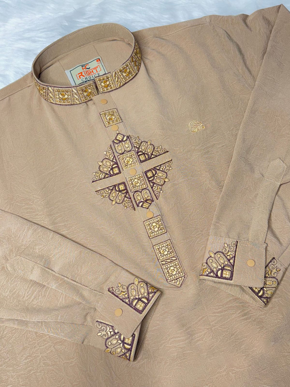 চায়না  স্টিজ সুতি পাঞ্জাবি  কোড - 714