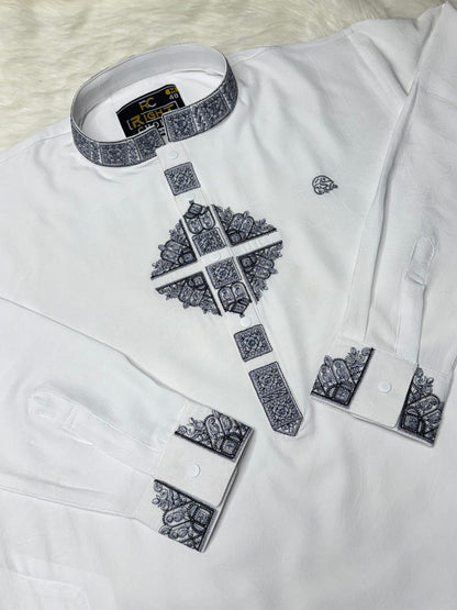 চায়না  স্টিজ সুতি পাঞ্জাবি  কোড - 715