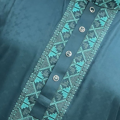 Cotton Silk Premium Panjabi Code  - 136