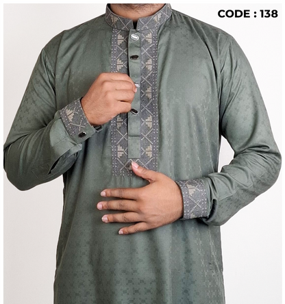 Cotton Silk Premium Panjabi Code - 138