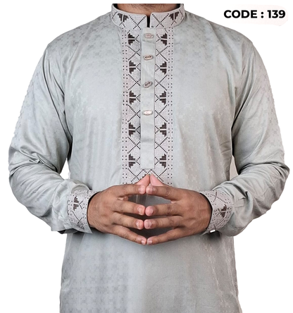 Cotton Silk Premium Panjabi Code - 139