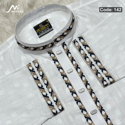 অরজিনিয়াল আরামদায়ক আদি ধুতি পাঞ্জাবি কোড - 142