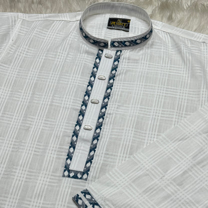 অরজিনিয়াল আরামদায়ক আদি ধুতি পাঞ্জাবি কোড - 143