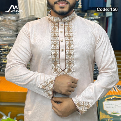 প্রিমিয়াম লাক্সারী সুতি কাপড়ের পাঞ্জাবি কোড - 150