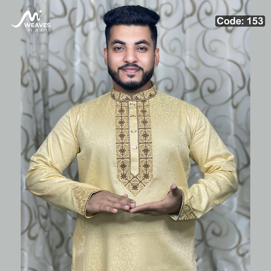 অরজিনিয়াল লাক্সারী সুতি কাপড়ের পাঞ্জাবি কোড - 153