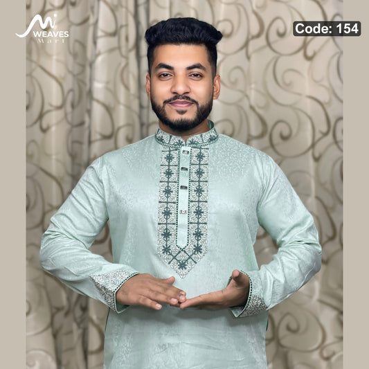 অরজিনিয়াল লাক্সারী সুতি কাপড়ের পাঞ্জাবি কোড - 154