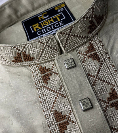 Cotton Cuff Sleeve Panjabi - 773