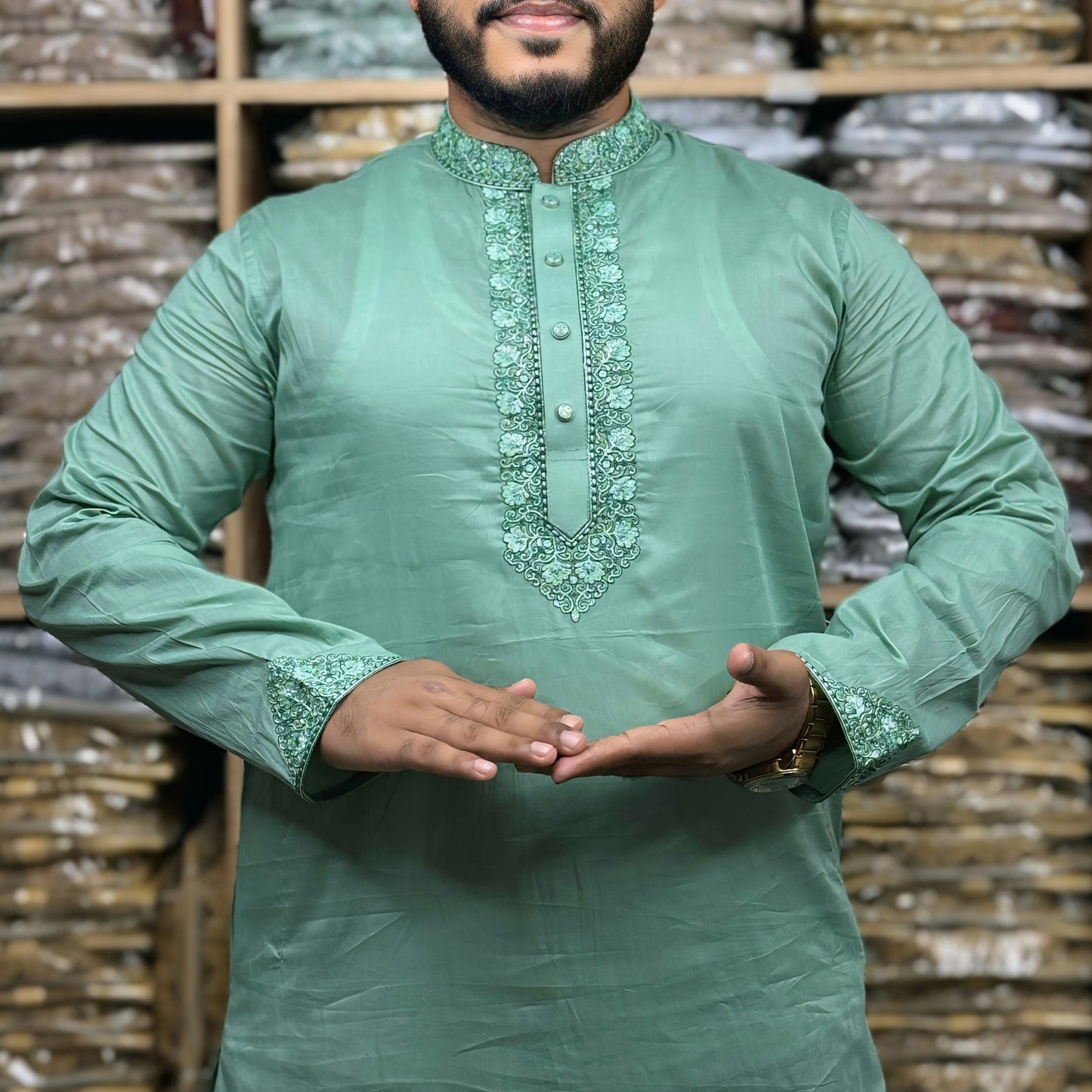 আদি ধুতি আরামদায়ক পাঞ্জাবি কোড - 32
