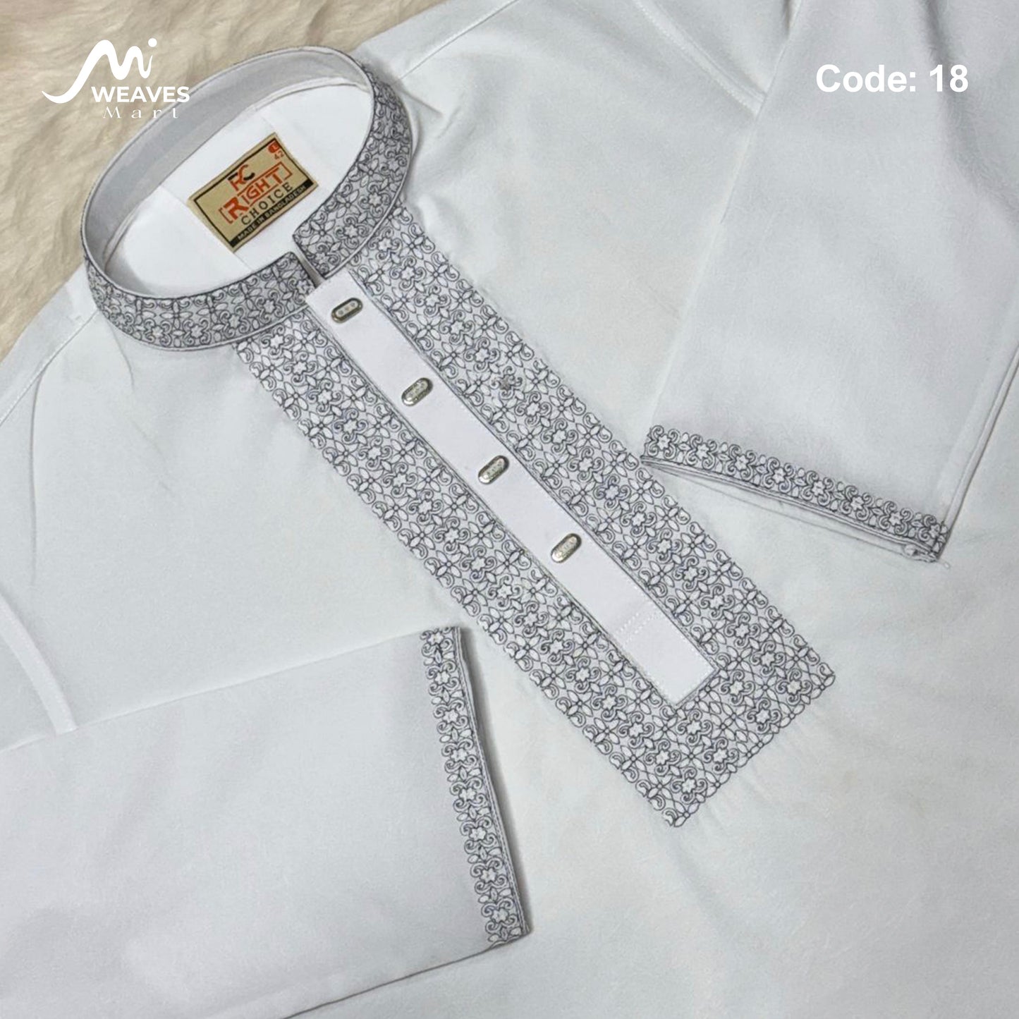 স্টিজ ভাংচুর কটন আরামদায়ক পাঞ্জাবি কোড – 18