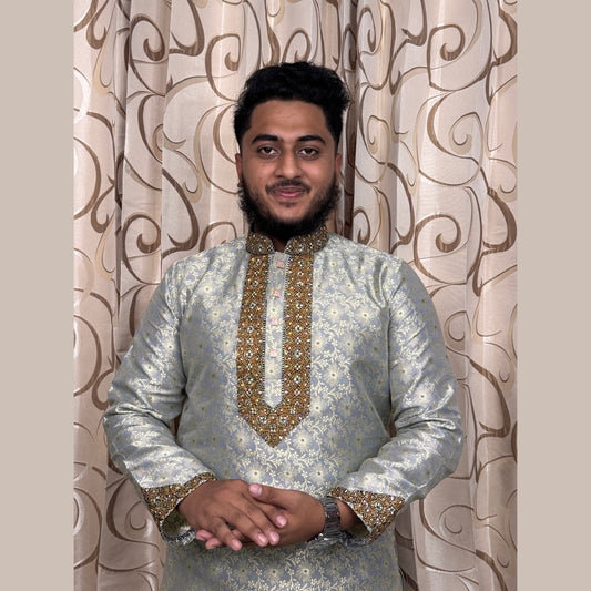 প্রিমিয়াম কাতান ও রয়্যাল কটি সেট Code: 184