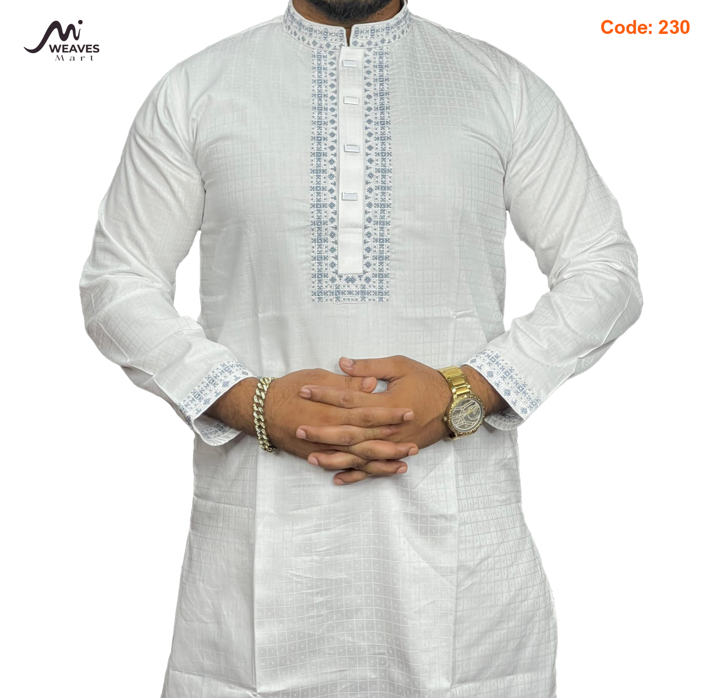 Elegant Cotton Ethnic Wear Panjabi – Soft & Skin-Friendly 230