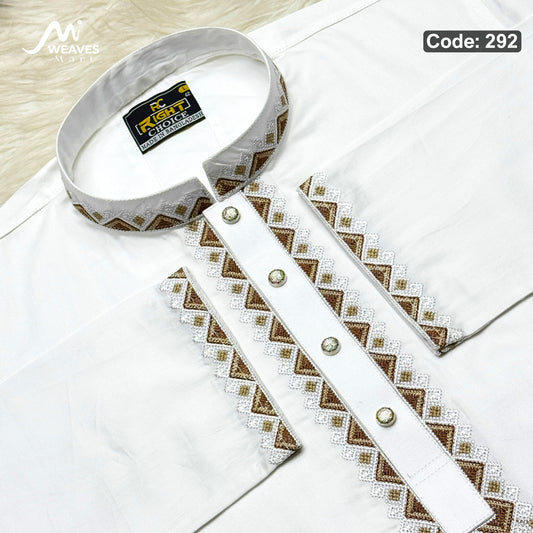 ইন্ডিয়ান অরজিনিয়ান আরামদায়ক সাটন কটন পাঞ্জাবি কোড - 292