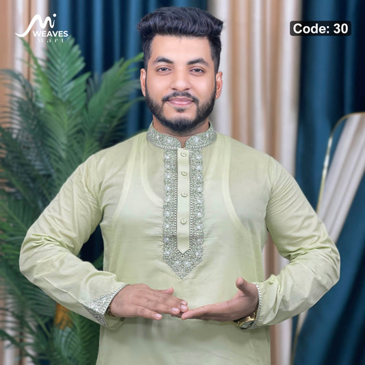 আদি ধুতি আরামদায়ক পাঞ্জাবি কোড - 30