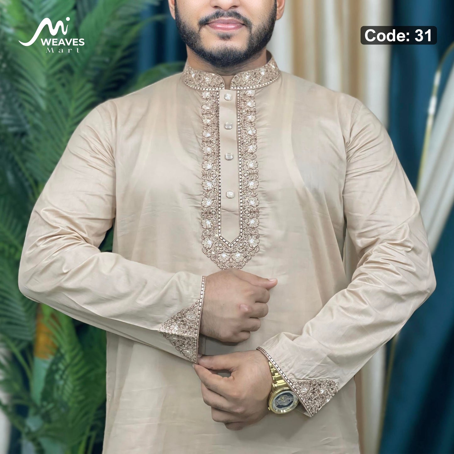 আদি ধুতি আরামদায়ক পাঞ্জাবি কোড - 31