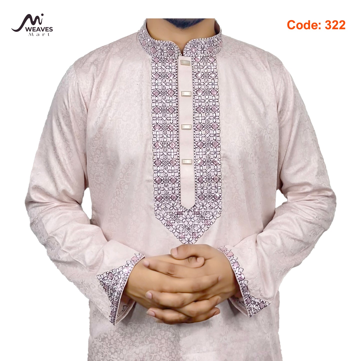 প্রিমিয়াম লাক্সারী সুতি কাপড়ের পাঞ্জাবি – 322