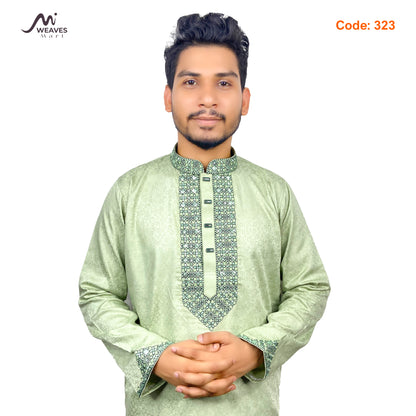 প্রিমিয়াম লাক্সারী সুতি কাপড়ের পাঞ্জাবি – 323