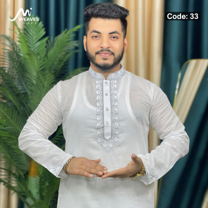 আদি ধুতি আরামদায়ক পাঞ্জাবি কোড - 33