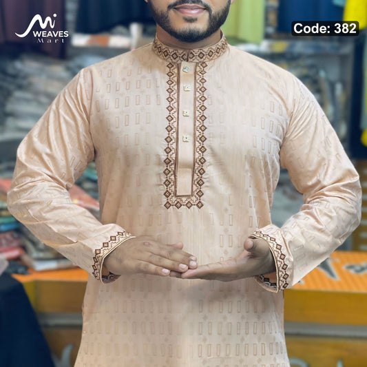 প্রিমিয়াম সুতি আরামদায়ক পাঞ্জাবি কোড - 382