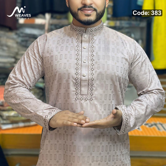 প্রিমিয়াম সুতি আরামদায়ক পাঞ্জাবি কোড - 383