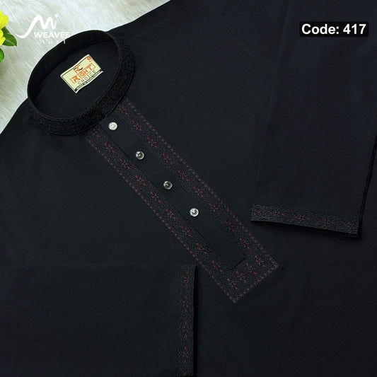 প্রিমিয়াম চায়না জাফরান পাঞ্জাবি কোড- 417