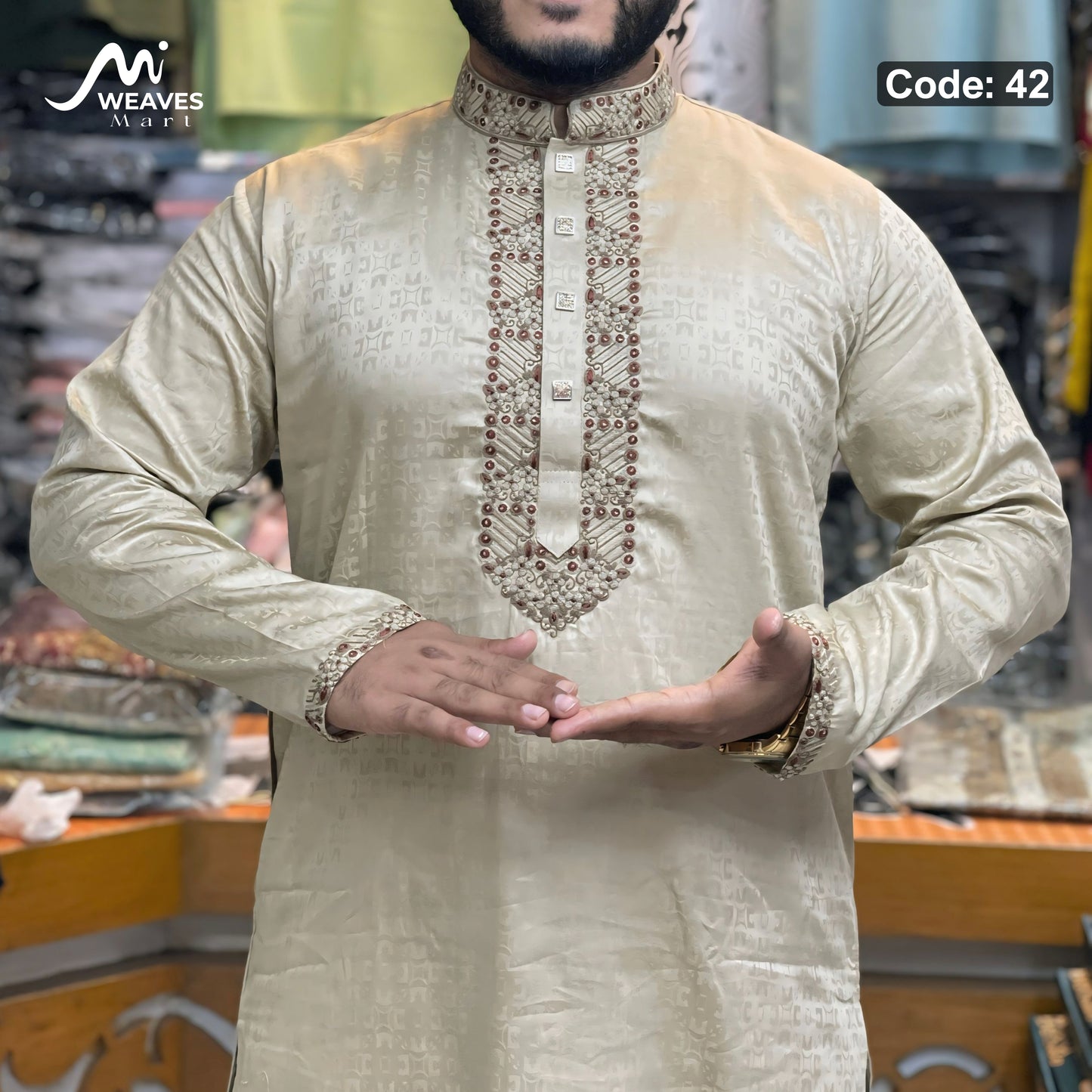 অরজিনিয়াল সুতি প্রিমিয়াম পাঞ্জাবি কোড - 42
