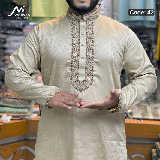 অরজিনিয়াল সুতি প্রিমিয়াম পাঞ্জাবি কোড - 42