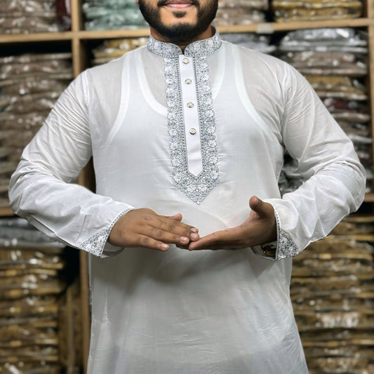 আদি ধুতি আরামদায়ক পাঞ্জাবি কোড - 33
