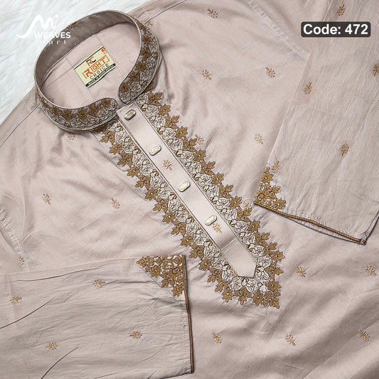 অরজিনিয়াল আদি ধুতি সুতি পাঞ্জাবি কোড - 472