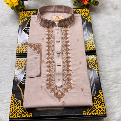 অরজিনিয়াল আদি ধুতি সুতি পাঞ্জাবি কোড - 472